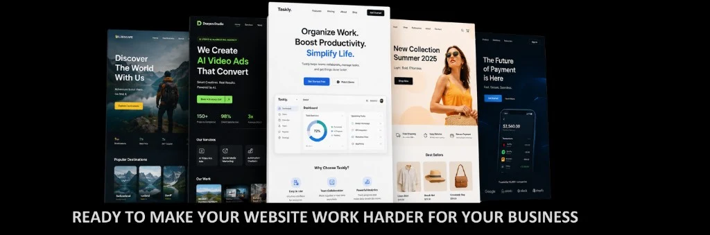 Ready to make your website work harder for your business — get in touch with Dezyon Studio